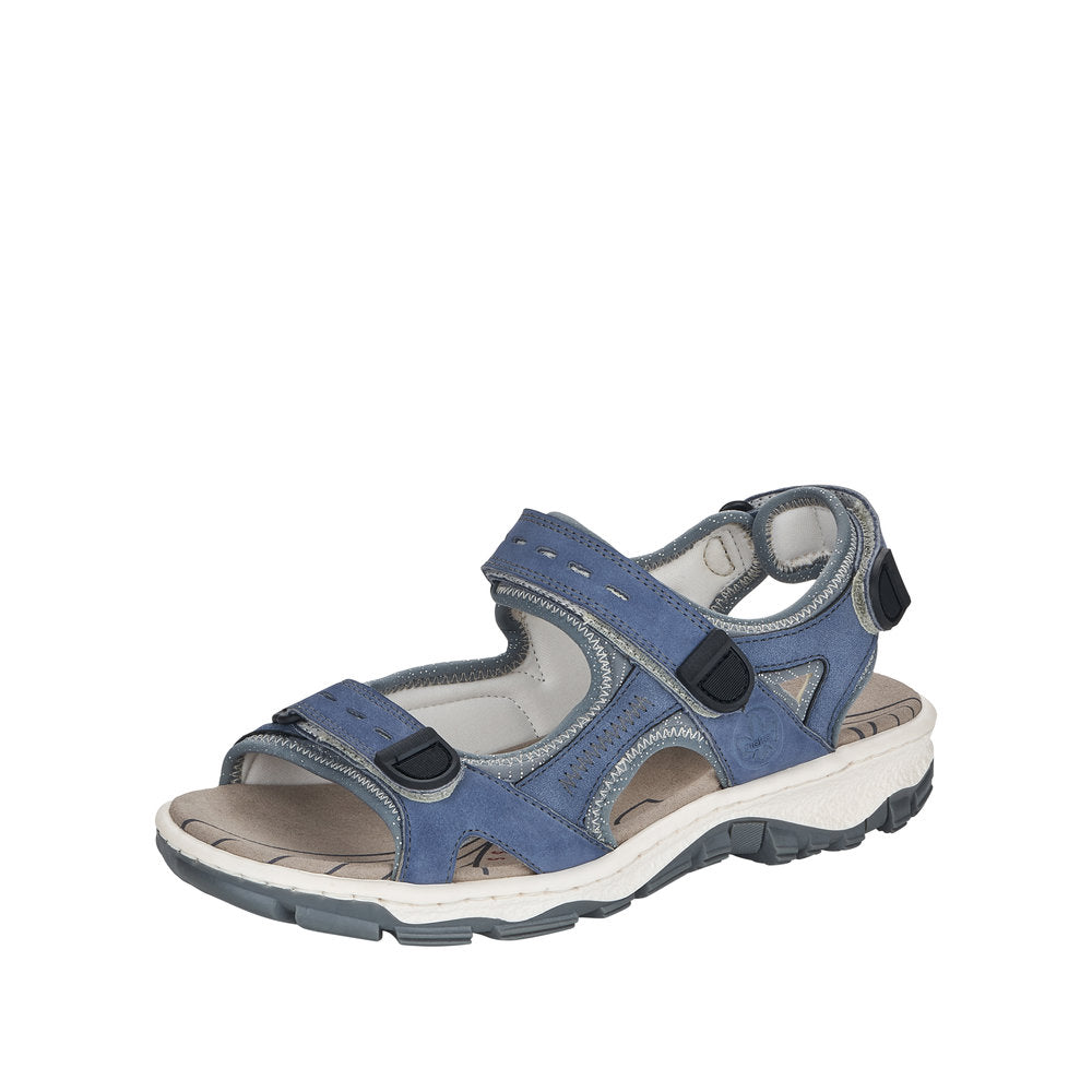 Rieker - 68874-14 - Jeans/Bleu-Silver - Sandals