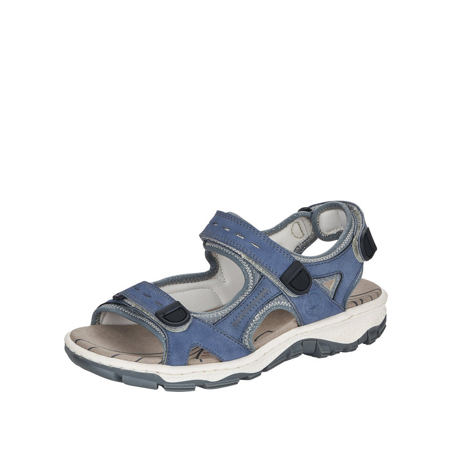 Rieker - 68874-14 - Jeans/Bleu-Silver - Sandals