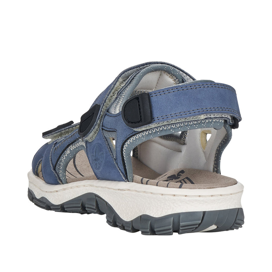 Rieker - 68874-14 - Jeans/Bleu-Silver - Sandals