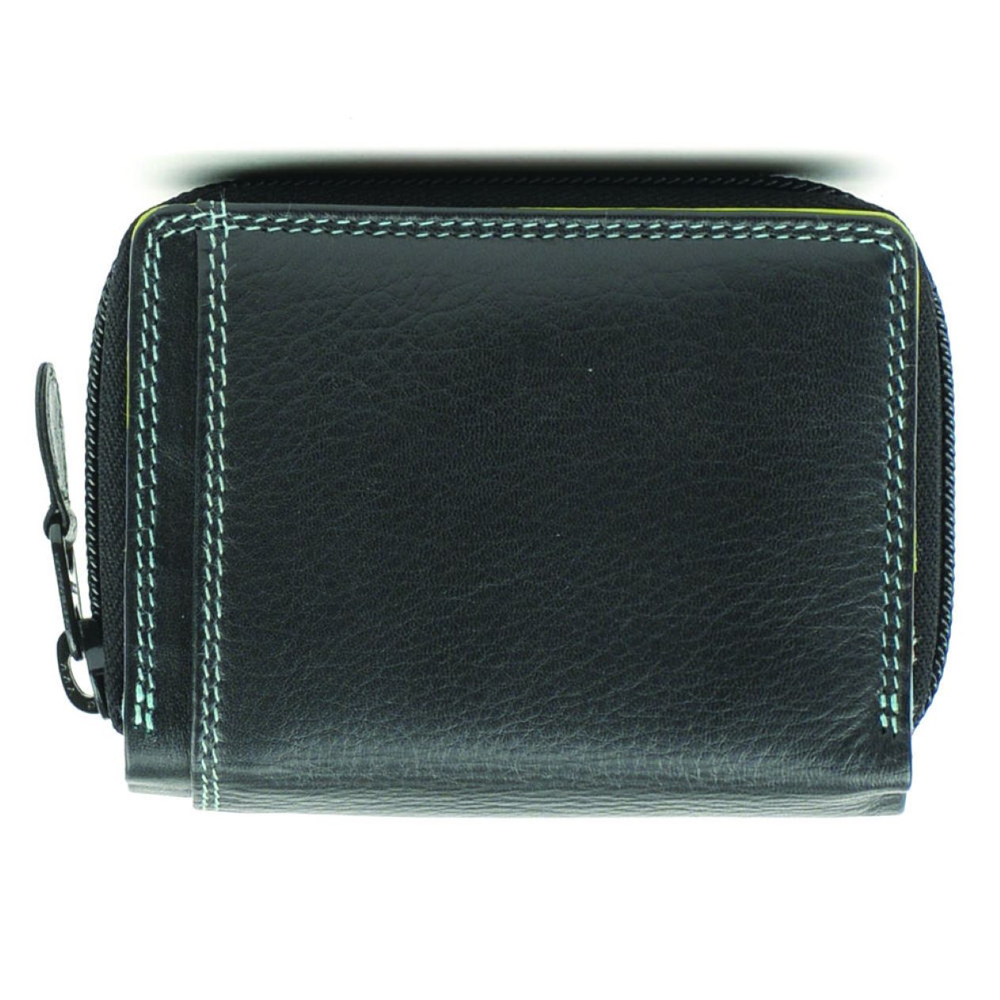 Golunski - 7-113 Ladies Wallet Purse - 7-113B - Black/Tropical  - Purses and Wallets