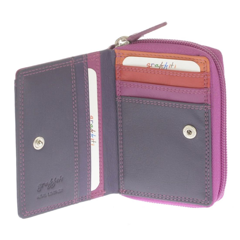 Golunski - 7-113 Ladies Wallet Purse - 7-113CR - China Rose  - Purses and Wallets