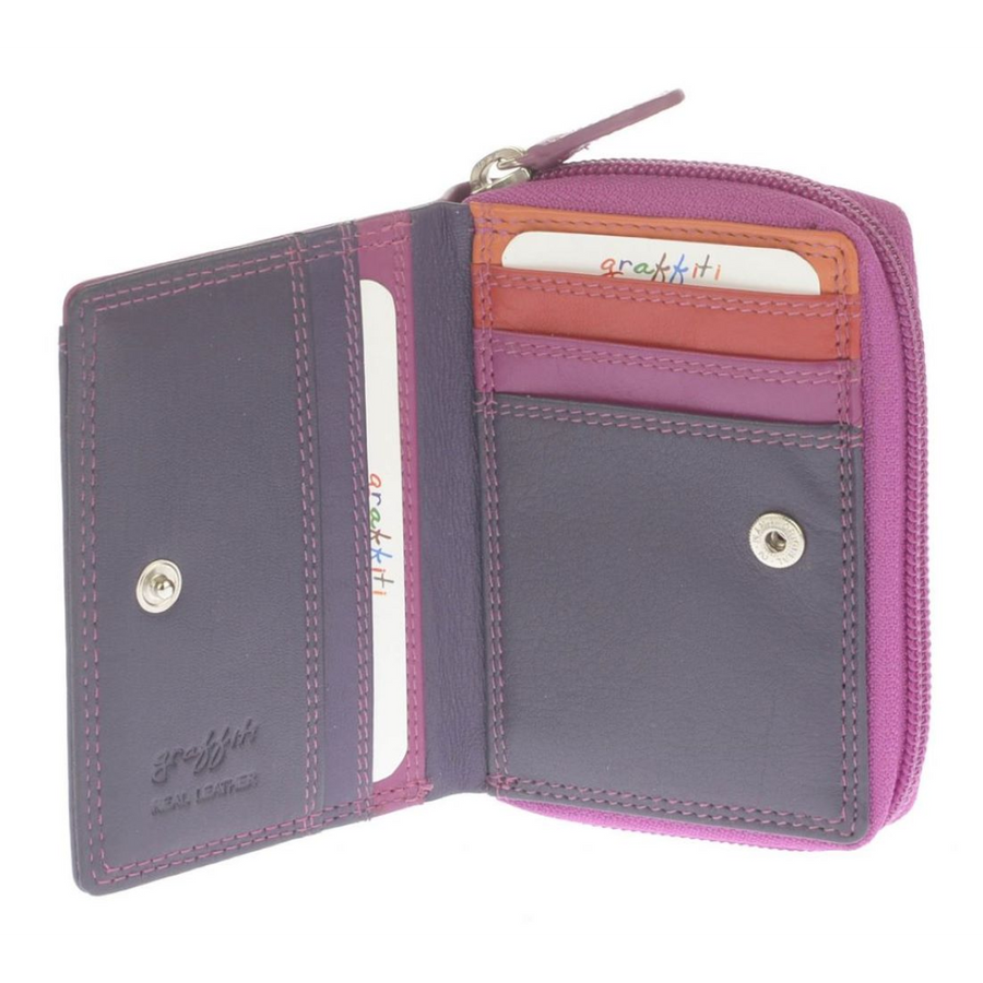 Golunski - 7-113 Ladies Wallet Purse - 7-113CR - China Rose  - Purses and Wallets
