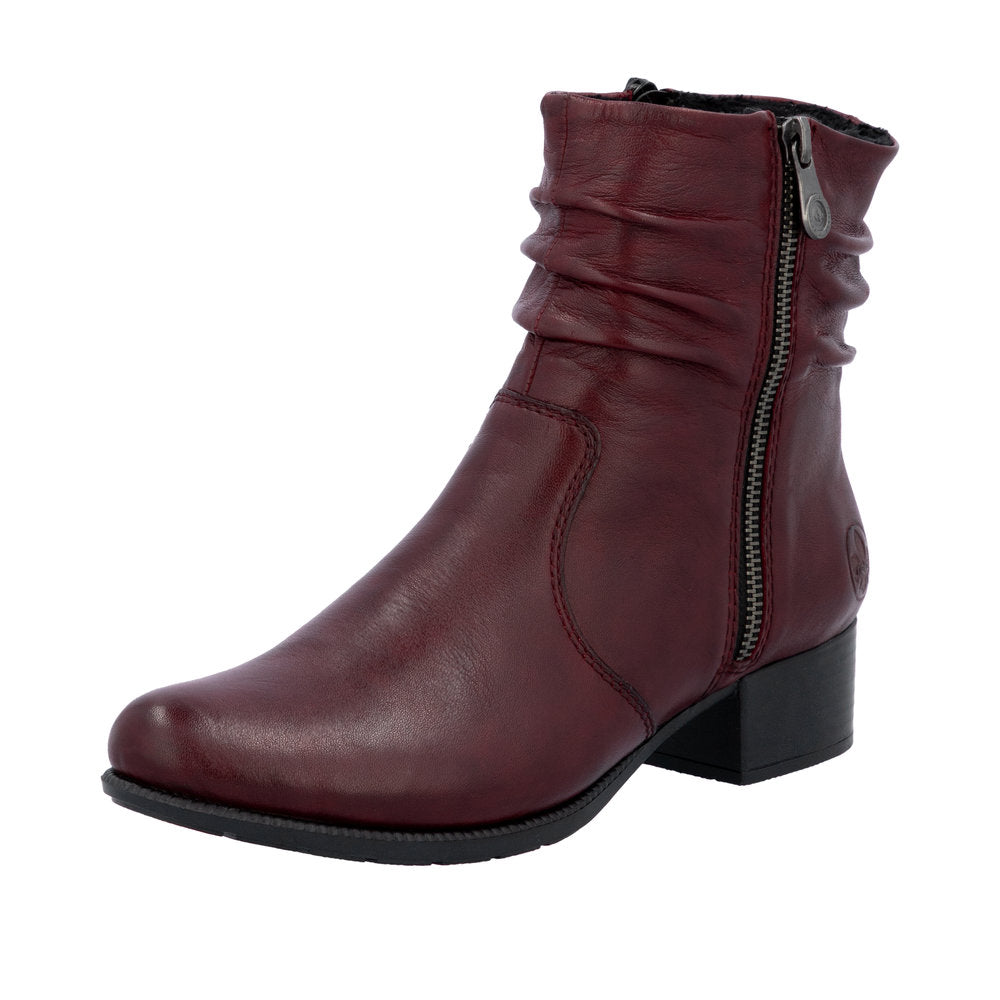 Rieker - 78656-35 - Cristallino Vino  - Boots