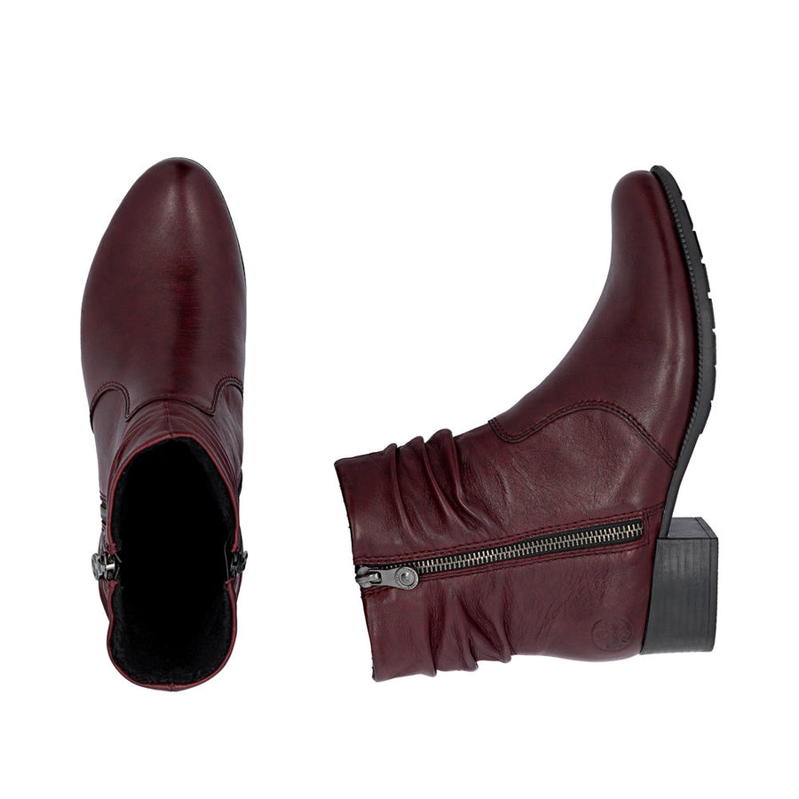 Rieker - 78656-35 - Cristallino Vino  - Boots