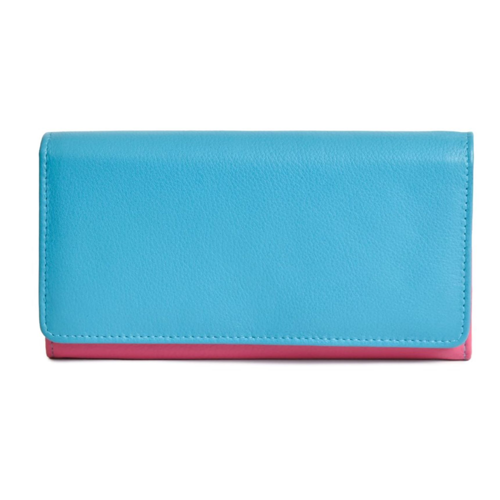 Golunski - 8-002 L.W.Purse - 8-002FT - Fushia/Turq - Purses and Wallets