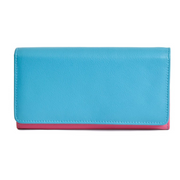 Golunski - 8-002 L.W.Purse - 8-002FT - Fushia/Turq - Purses and Wallets