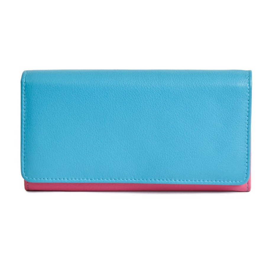 Golunski - 8-002 L.W.Purse - 8-002FT - Fushia/Turq - Purses and Wallets
