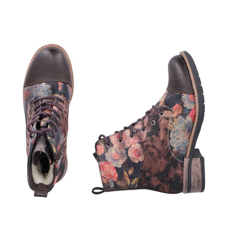 Rieker - 94611-91 - Namcha/Dahlia/Flowersamt  - Boots