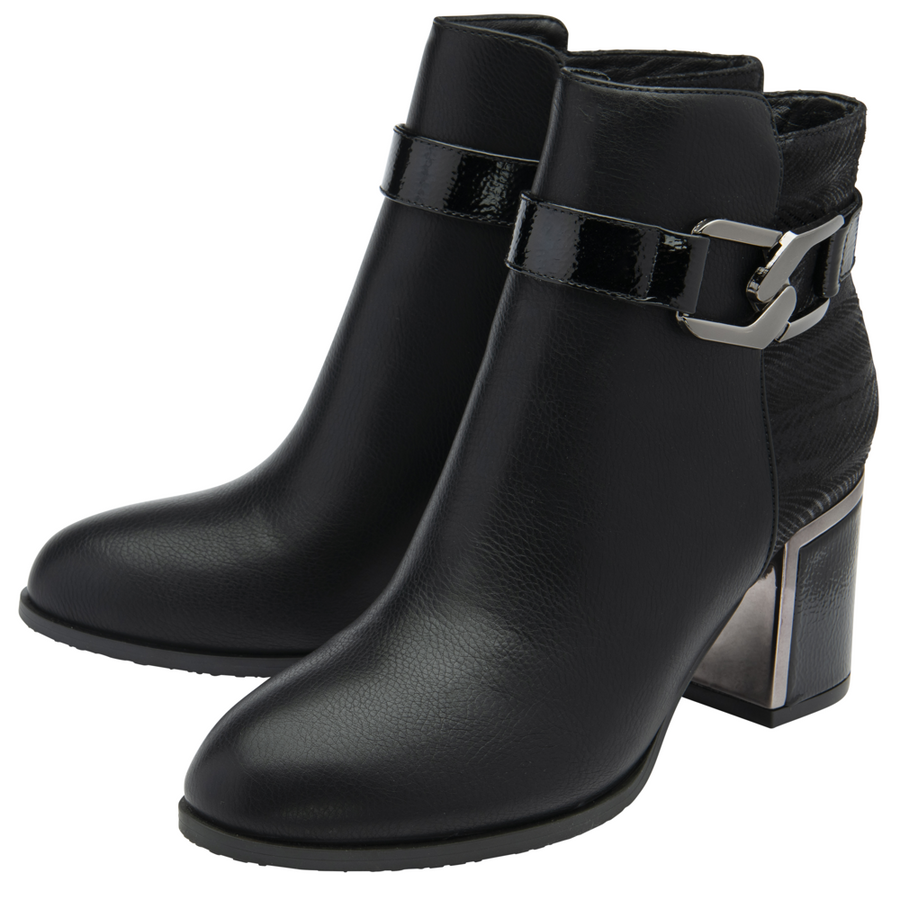 Lotus - Adelaide - Black - Boots
