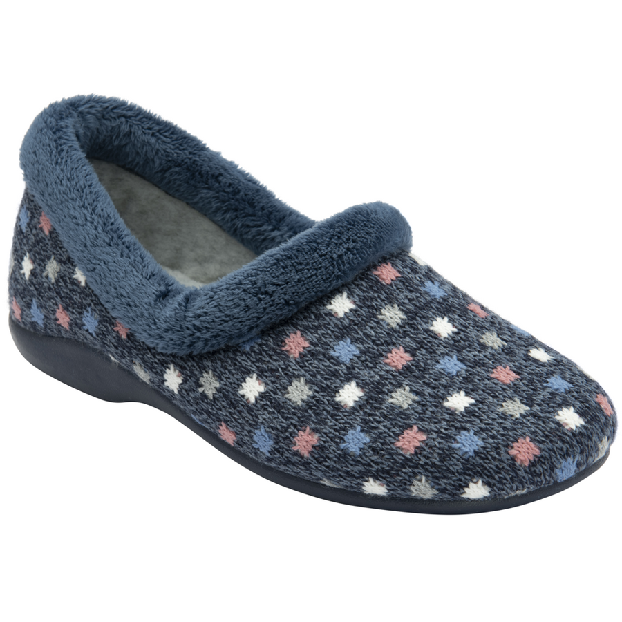Lotus - Amparo - ULH132DE - Navy  - Slippers