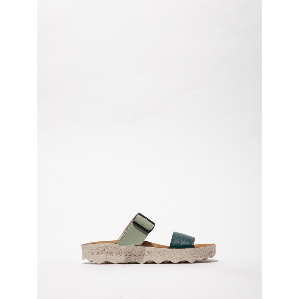 Asportuguesas - Coly L - Eco Yannick - Peacock/Sage - Sandals