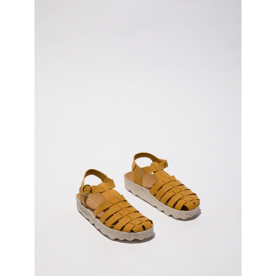 Asportuguesas - Calix L - Crazy Nubuck - Camel - Sandals