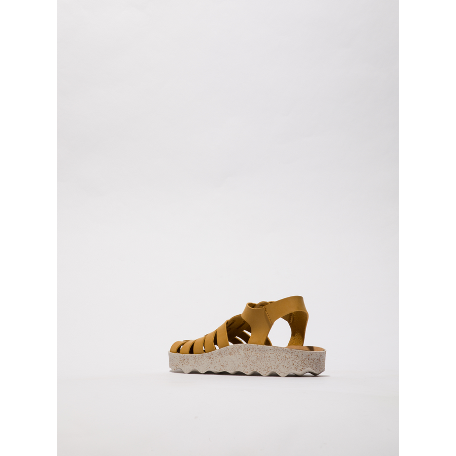 Asportuguesas - Calix L - Crazy Nubuck - Camel - Sandals