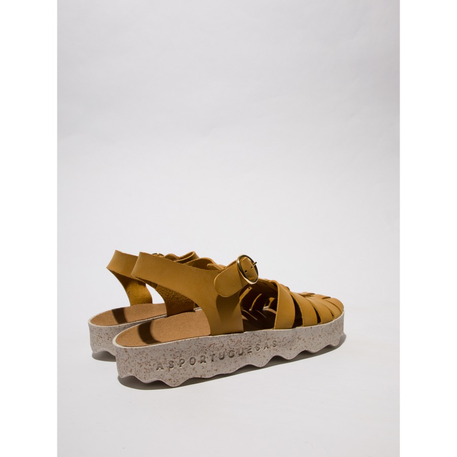 Asportuguesas - Calix L - Crazy Nubuck - Camel - Sandals