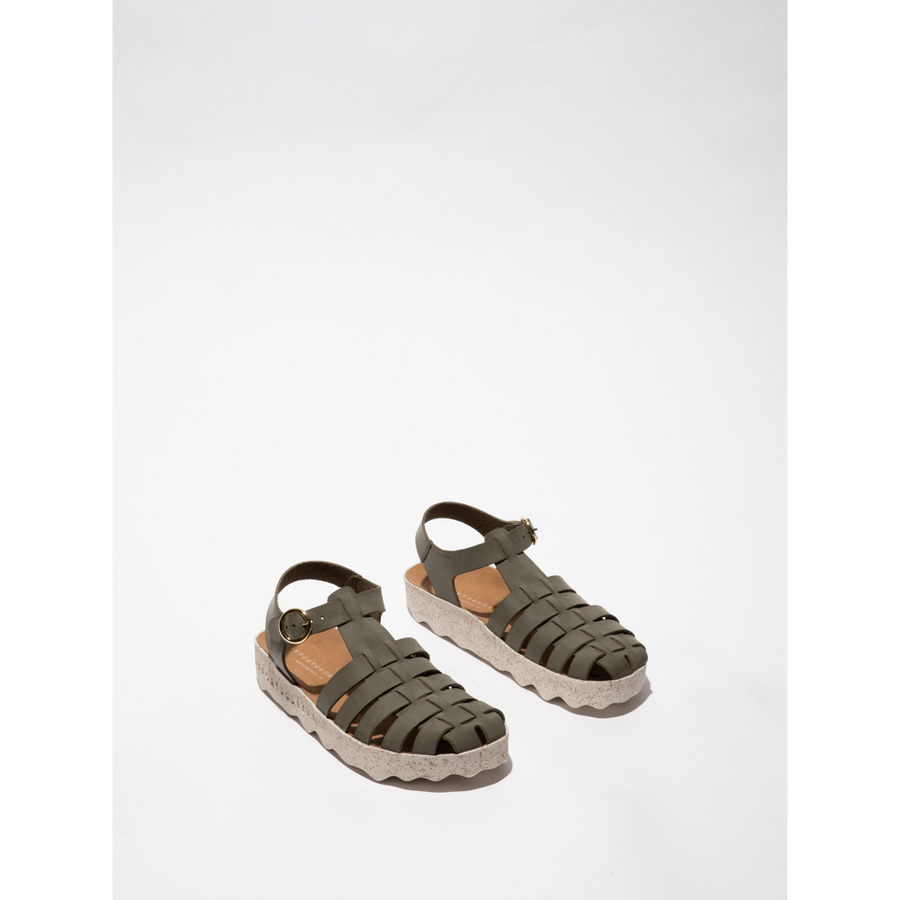 Asportuguesas - Calix L - Crazy Nubuck - Khaki - Sandals