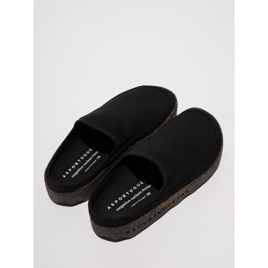 Asportuguesas - Cove L - Recy.Knitt - Black - Shoes