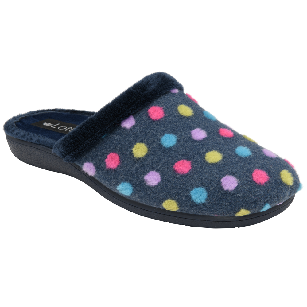 Lotus - Berlie - Blue Spot - Slippers