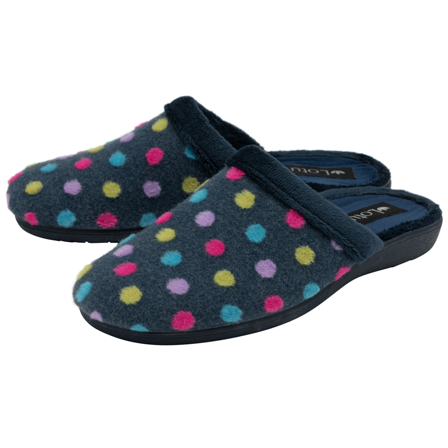 Lotus - Berlie - Blue Spot - Slippers