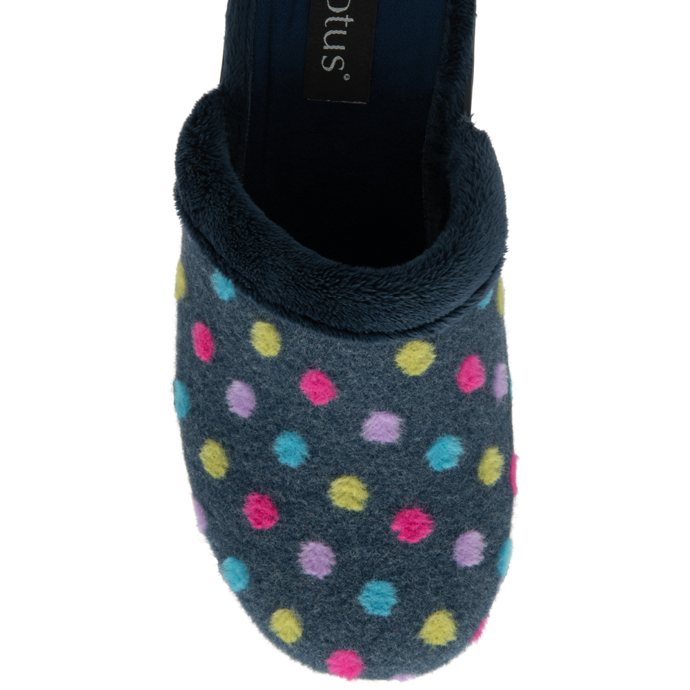 Lotus - Berlie - Blue Spot - Slippers