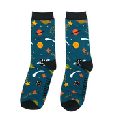 Miss Sparrow - Mr Heron Space Socks Box - Navy - Socks
