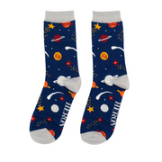 Miss Sparrow - Mr Heron Space Socks Box - Navy - Socks