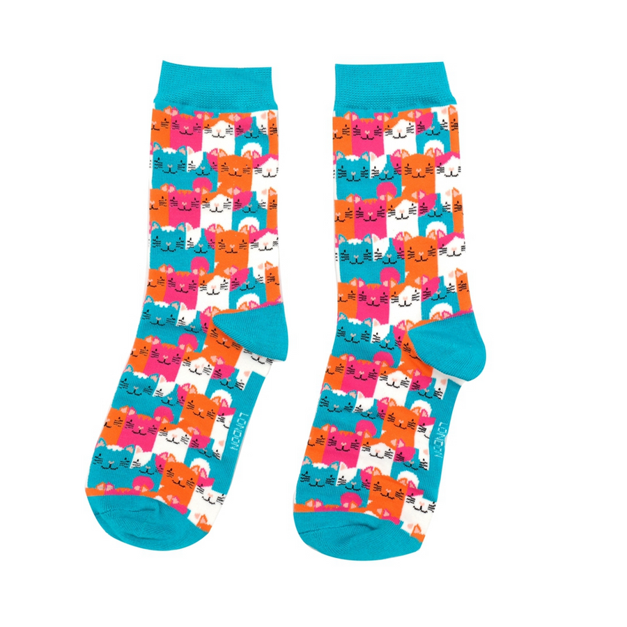 Miss Sparrow - Happy Cats Socks Box - Mixed - Socks