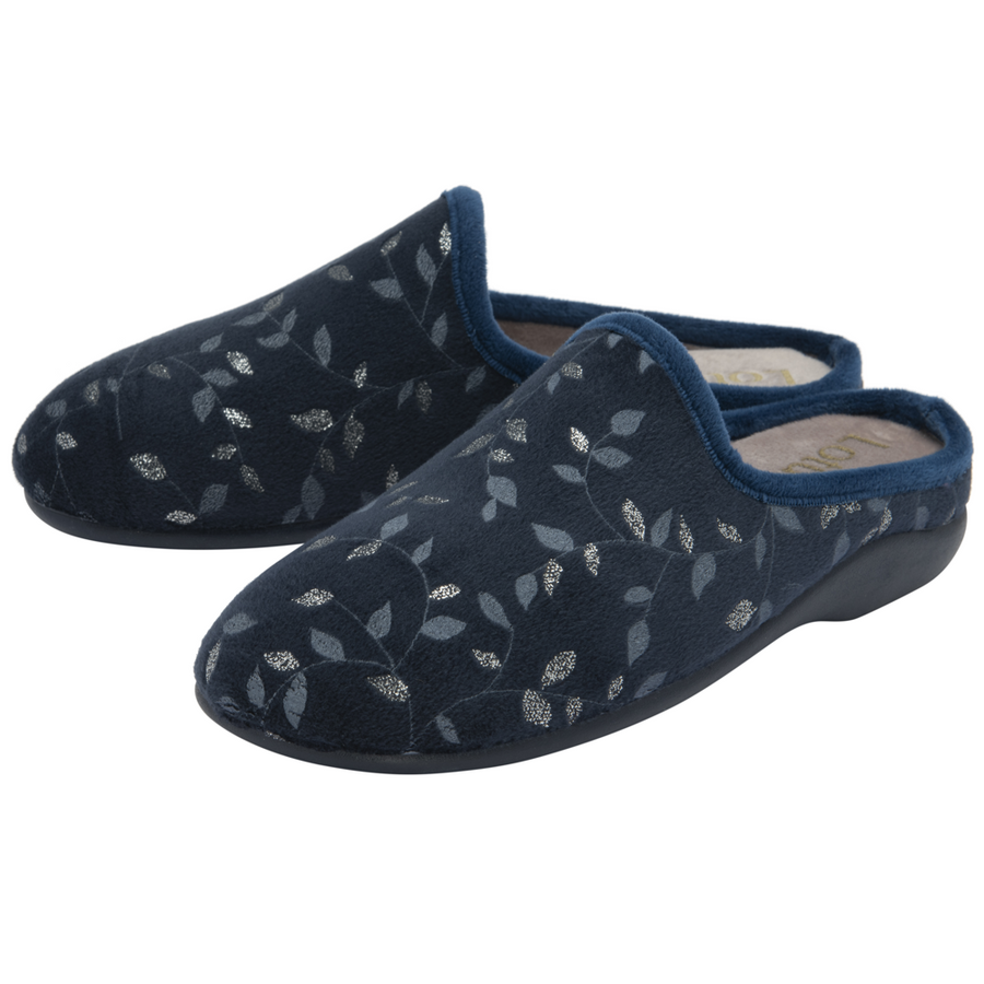 Lotus - Cayetana - Navy  - Slippers