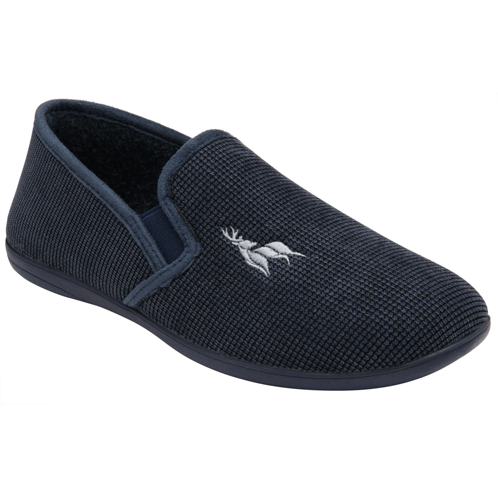 Lotus - Davida - Navy  - Slippers