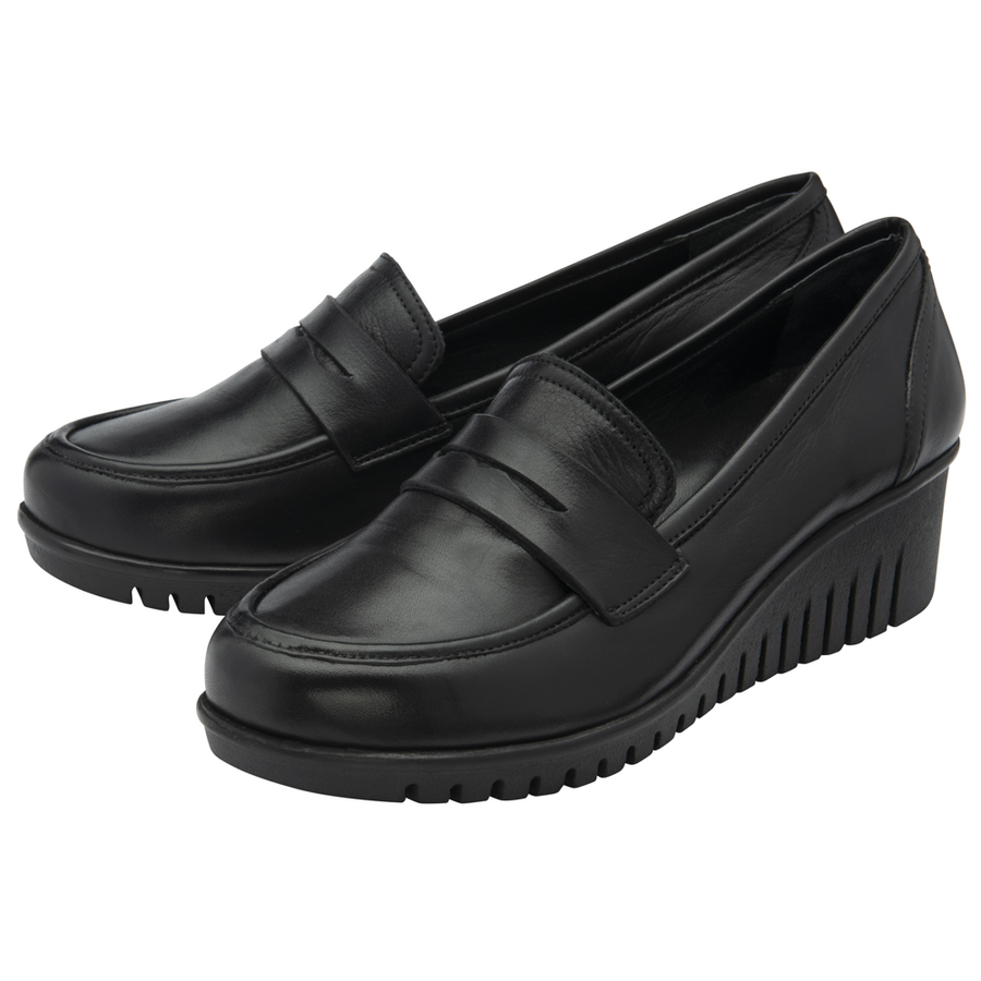 Lotus - Detroit - Black Leather  - Shoes