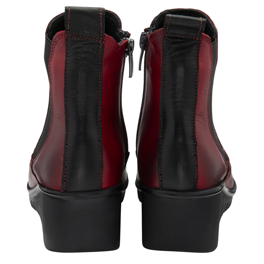 Lotus - Dresden - Red Leather  - Boots
