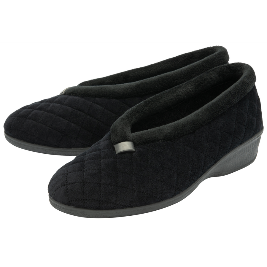 Lotus - Eadie - Black - Slippers