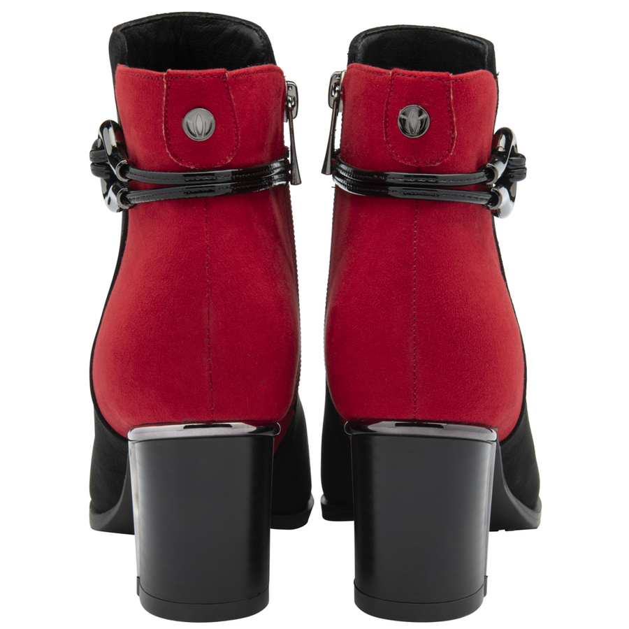 Lotus - Ebony - Red/Black  - Boots