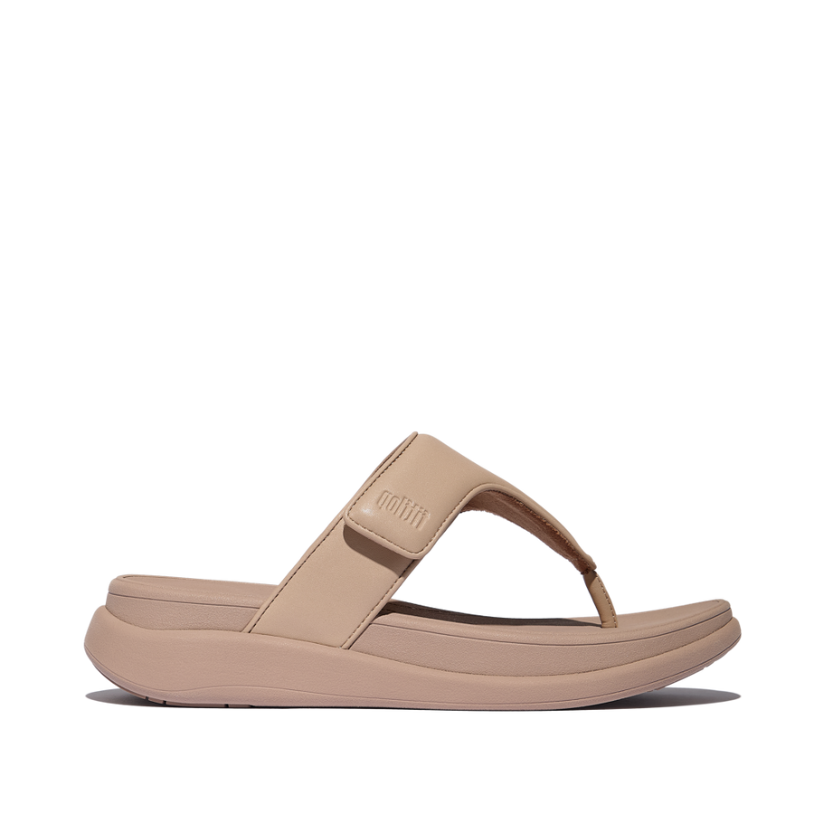 FitFlop - F-Mode Go Adjustable Flatform - Classic Beige - Sandals