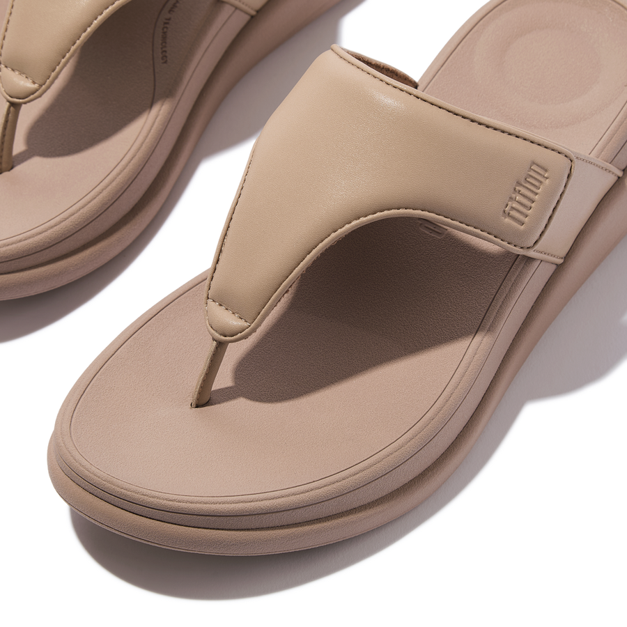 FitFlop - F-Mode Go Adjustable Flatform - Classic Beige - Sandals