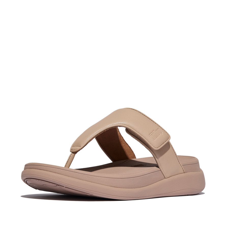 FitFlop - F-Mode Go Adjustable Flatform - Classic Beige - Sandals