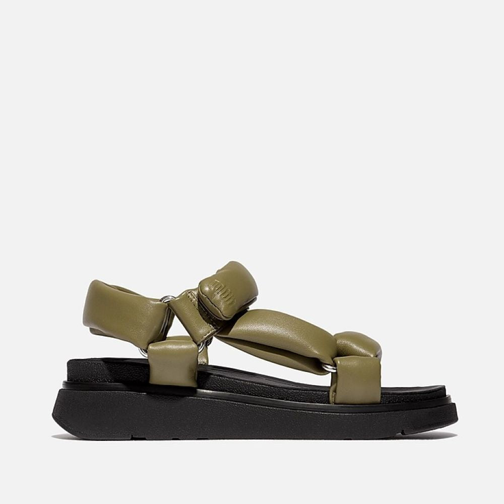 FitFlop - Gen-Ff Soft-Leather Back-Strap - Camo-Green  - Sandals