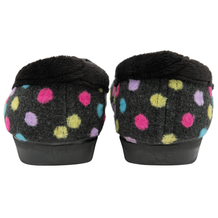 Lotus - Geri - Black - Slippers