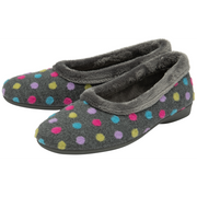 Lotus - Geri - Grey - Slippers