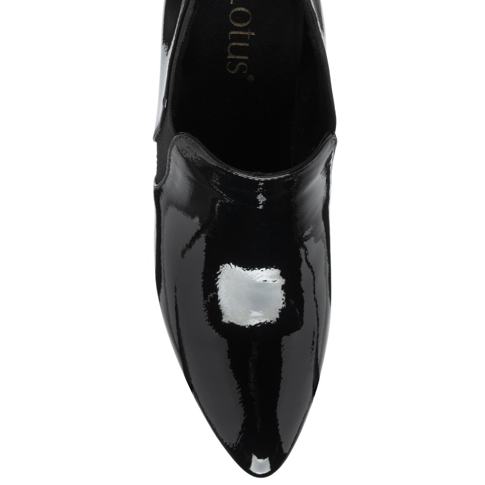 Lotus - Kristina - Black Patent - Shoes