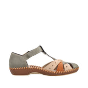 Rieker - M1655-54 - Olive/Beige/Cayenne - Shoes