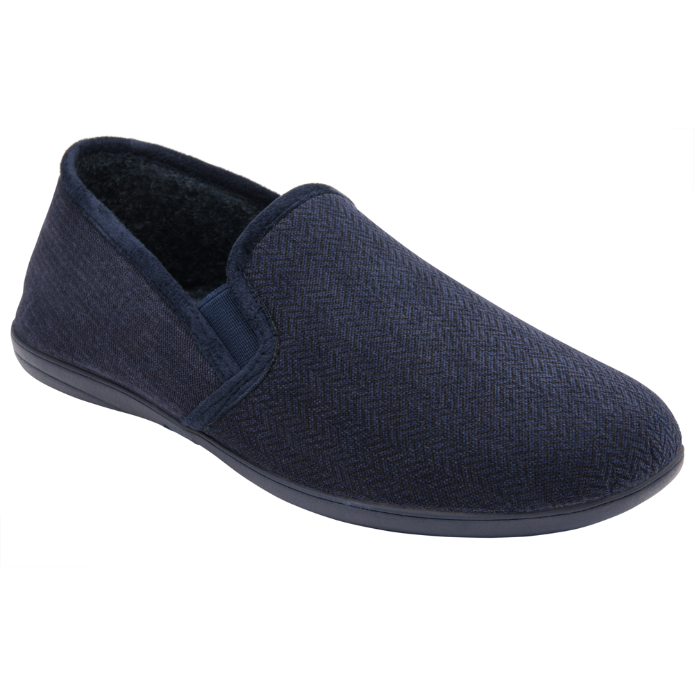 Lotus - Peter - Navy  - Slippers
