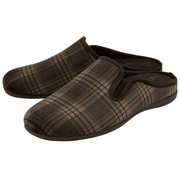 Lotus - Rickardo - Brown Check - Slippers