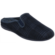 Lotus - Rickardo - Navy Check - Slippers
