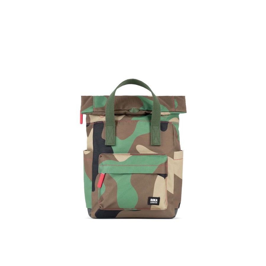 Roka - Canfield B  Vintage Camo Small Recycled Canvas - Bags