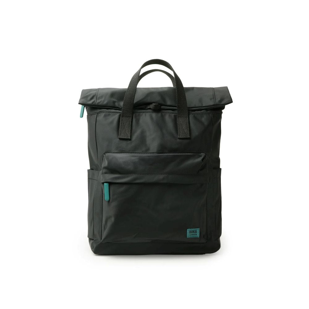 Roka - All Black Canfield B Teal Medium Recycled Nylon - Bags