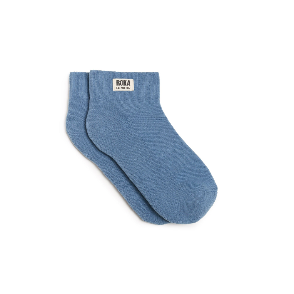Roka - Wembley Airforce Crop Sock Womens Organic Cotton - Socks
