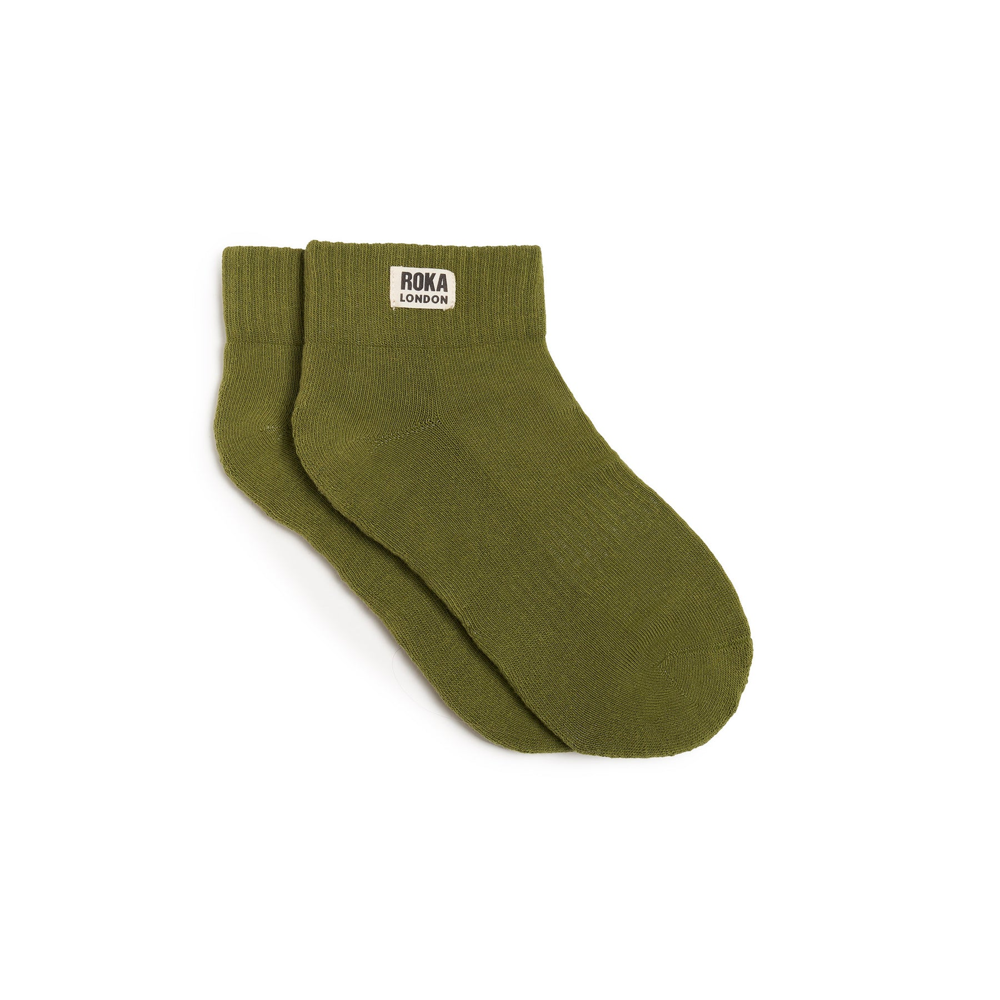 Roka - Wembley Avocado Crop Sock Womens Organic Cotton - Socks