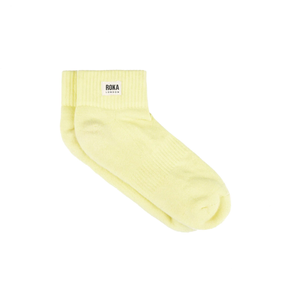 Roka - Wembley Lemonade Crop Sock Womens Organic Cotton - Socks