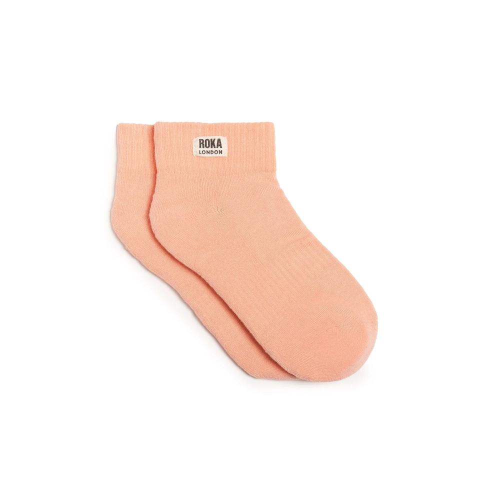 Roka - Wembley Nougat Crop Sock Womens Organic Cotton - Socks