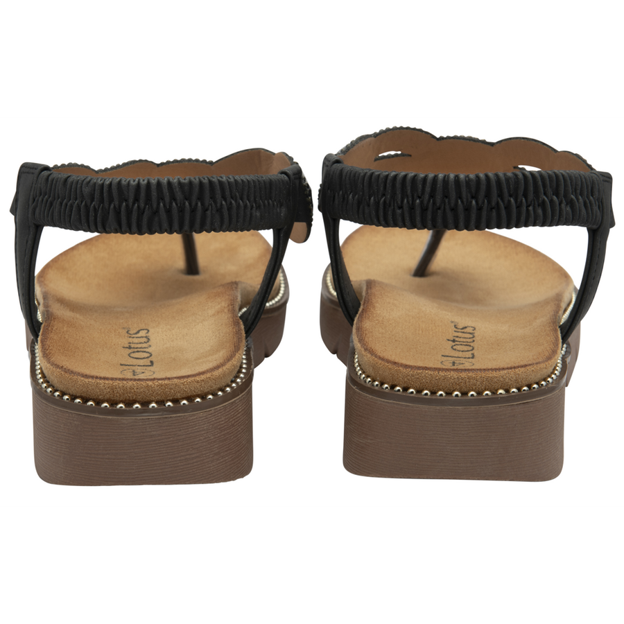 Lotus - Alcina - Black - Sandals